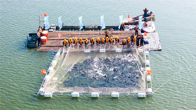 kaiyun入口：2024潍坊·峡山湖生态捕捞宣传周开幕(图4)